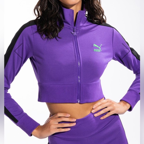 NWT - Puma x Dua Lipa Women’s Cropped Jacket - Size XL - Picture 2 of 12